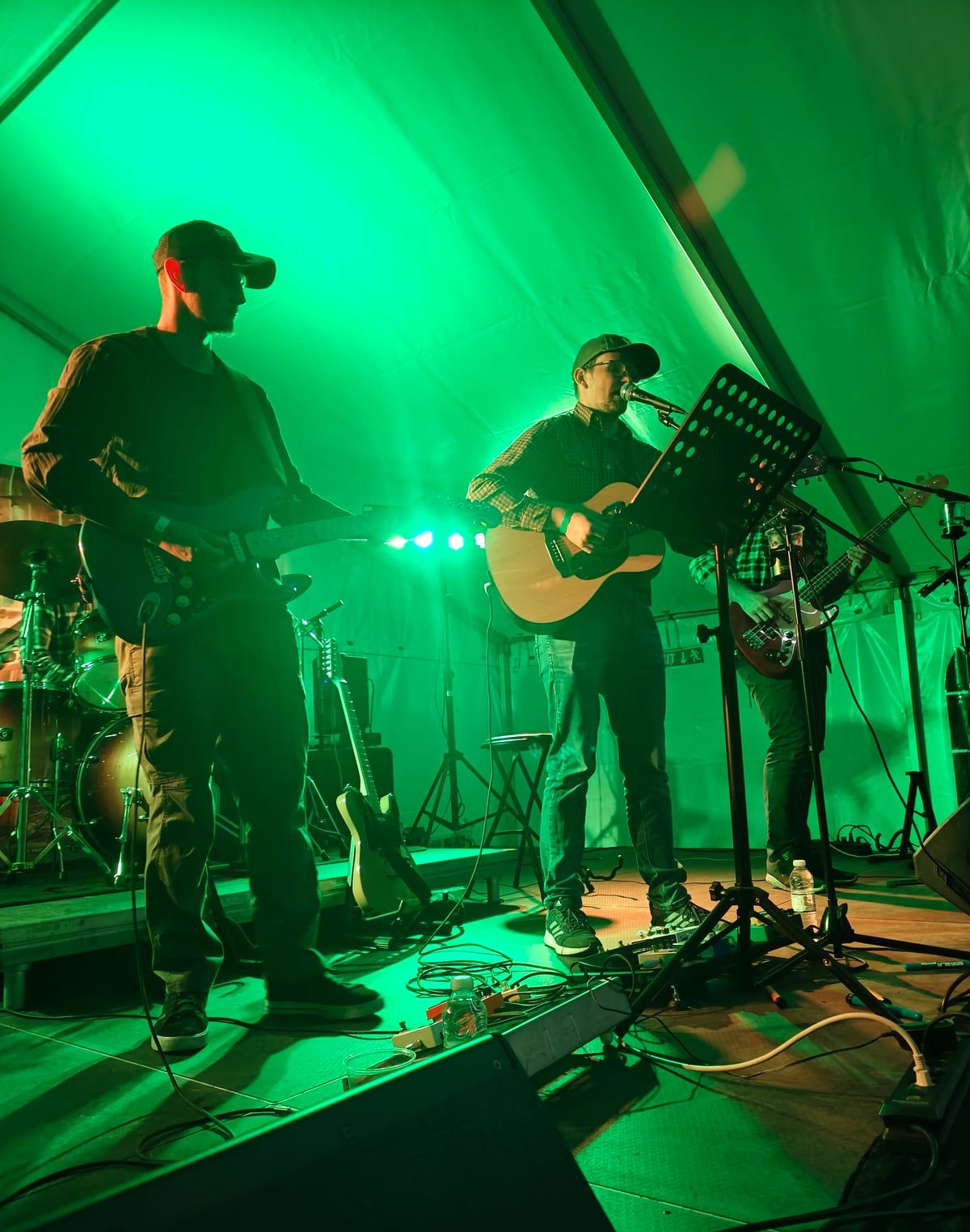 Band på scenen